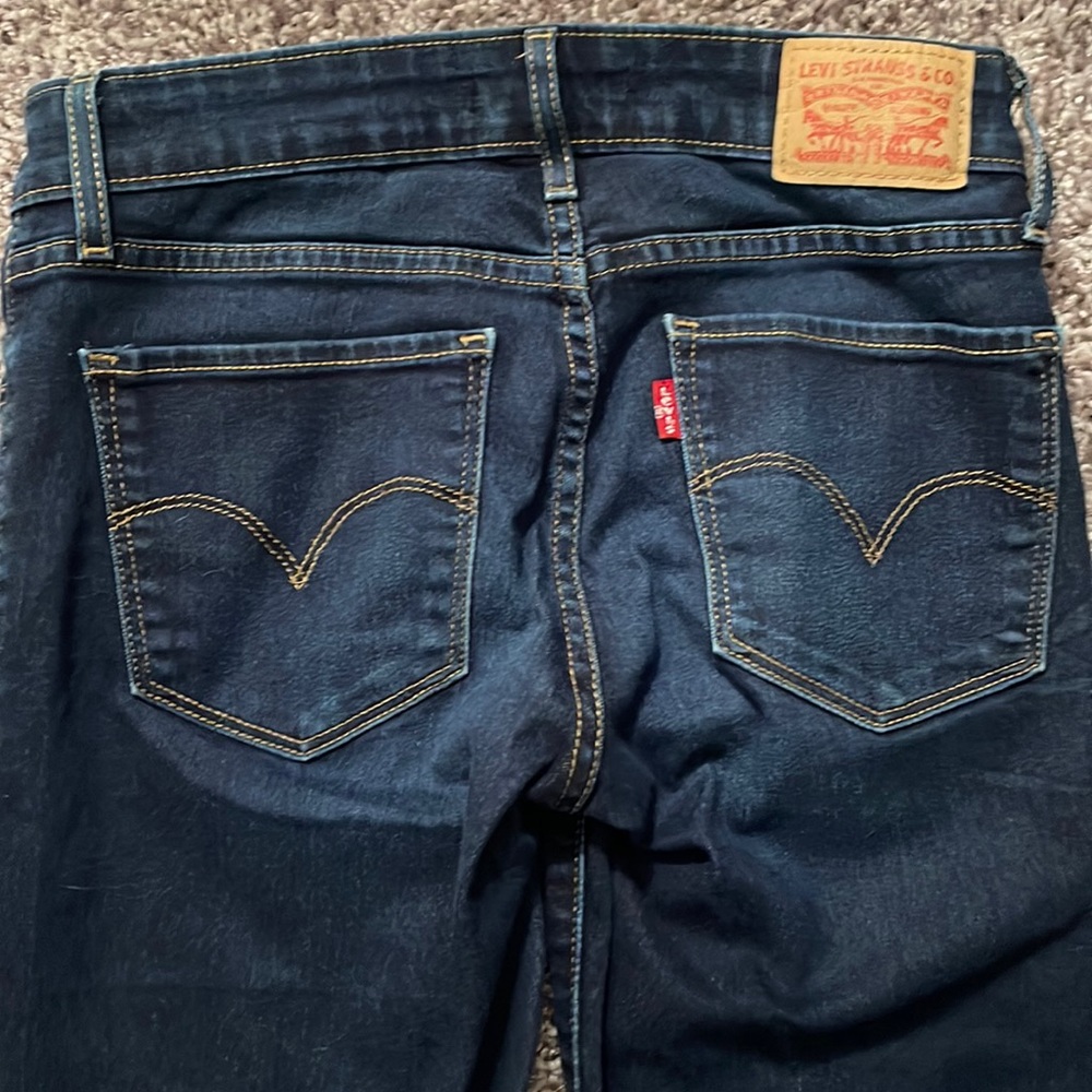 Levi’s 710 skinny low waisted jeans